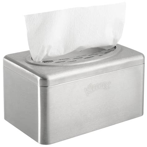 kleenex stainless steel countertop box towel cover|kleenex hand towel dispenser cover.